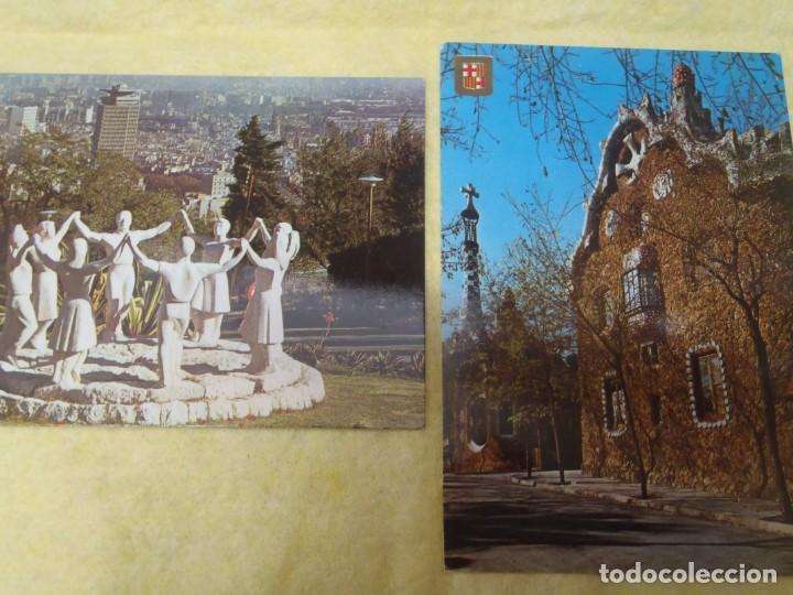 Postales: BARCELONA - LOTE DE DOS POSTALES1976 - Foto 1