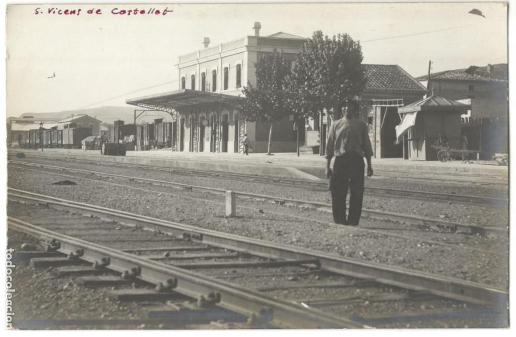 Postais: POSTAL FOTOGRAFICA - SANT VICEN&Ccedil; DE CASTELLET - ESTACI&Oacute;N.
