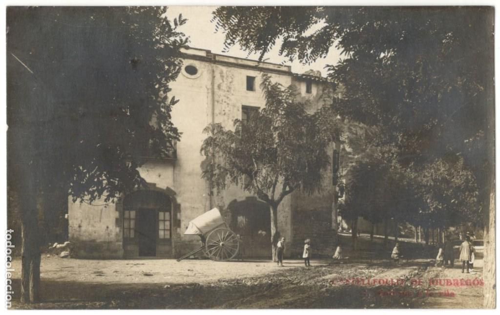 Postais: POSTAL DE - CASTELLFOLLIT DE RIUBREG&Oacute;S - ENTRADA A LA VILA.