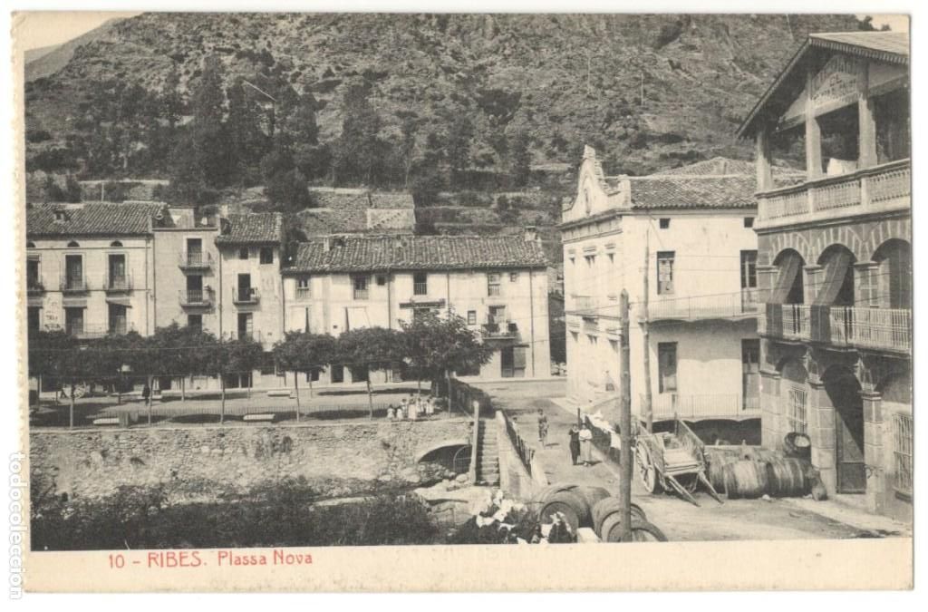 Postales: POSTAL DE RIBES. PLASSA NOVA N&ordm;10 THOMAS SIN CIRCULAR. - Foto 1