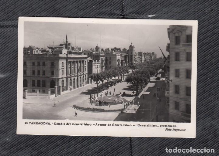 Postales: TARRAGONA. RAMBLA DEL GENERALISIMO - Foto 1