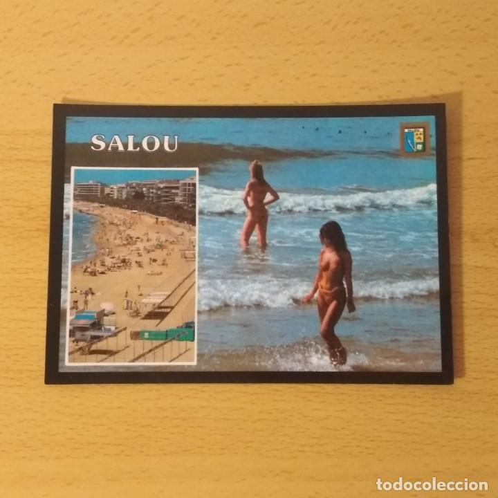 Postales: Postal Salou Costa Daurada n&ordm; 59. Playa. 9817. Comercial Escudo de Oro. Cedosa. Sin circular.