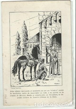 Cartoline: ANTIGUA POSTAL 990 E TROTERS CATALAN DIA DEL SELLO DOCTOR THEBUSSEM