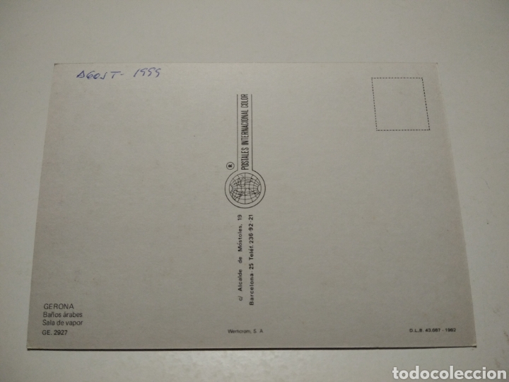 Postales: Postal Gerona ba&ntilde;os &aacute;rabes - Foto 2