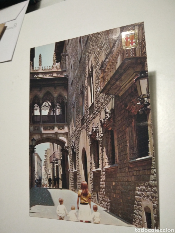 Postales: Postal Barcelona barrio G&oacute;tico - Foto 1