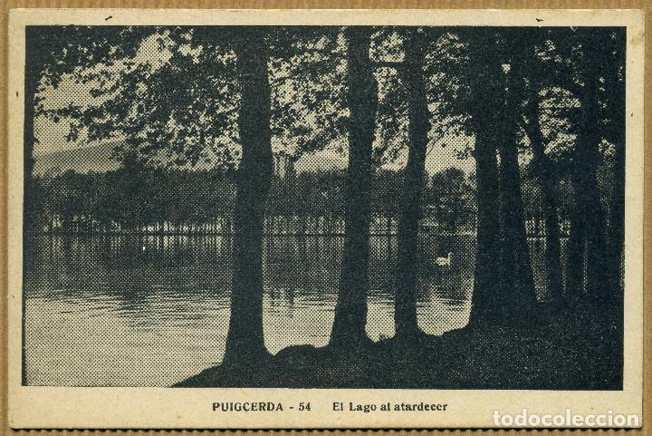 Postales: POSTAL PUIGCERDA - EL LAGO AL ATARDECER
