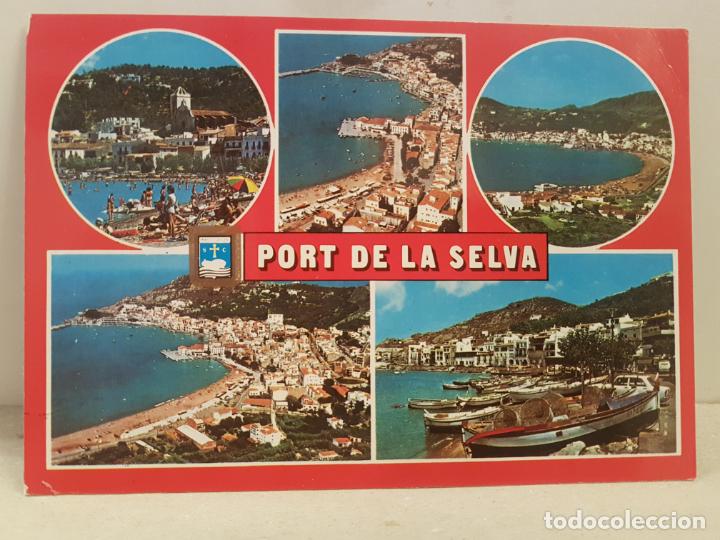 Postales: antigua postal port de la selva costa brava diversos aspectos circulada