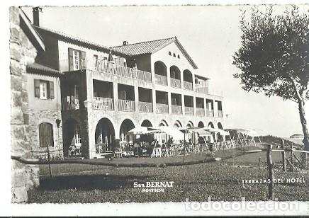 Cartoline: ANTIGUA POSTAL SAN BERNAT MONTSENY F FAZIO ESCRITA 1955