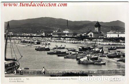 Postales: Palam&oacute;s.- Detalle del puerto y Paseo