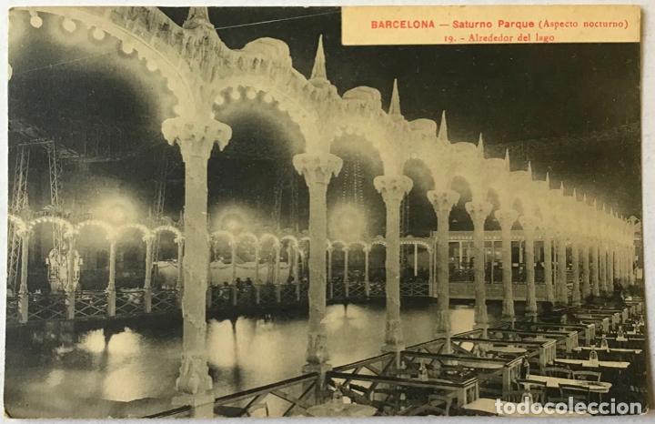 Postales: BARCELONA. SATURNO PARQUE. 7 POSTALES. - Foto 8