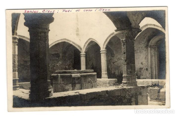 Postais: POSTAL FOTOGRAFICA - SANTES CREUS - PAT&Iacute; DE CASA L'ABAD - SIN CIRCULAR.