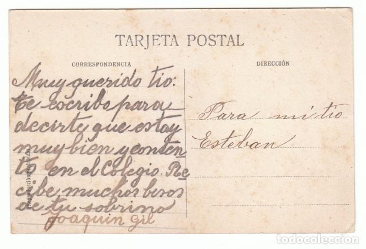 Postales: Antigua postal. Edificios de la C&uacute;spide del Tibidabo, Barcelona. Escrita. L Roisin pt - Foto 2