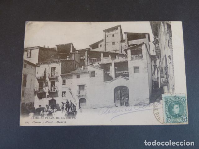 Cartoline: LERIDA PLAZA DE LA ERETA HAUSER Y MENET