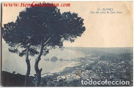 Postales: Blanes.- Des del cami de Sant Joan