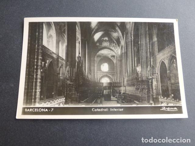 Postales: BARCELONA CATEDRAL INTERIOR - Foto 1