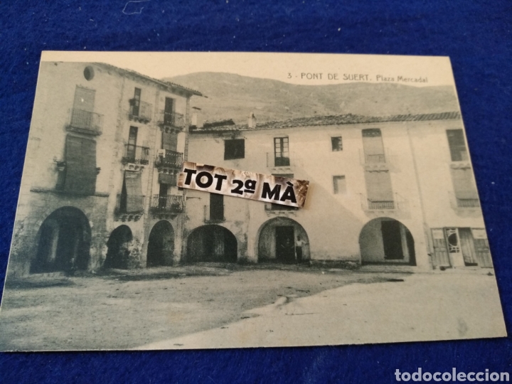 Postales: Postal Pont de Suert, plaza mercadal. J.cierco 1930