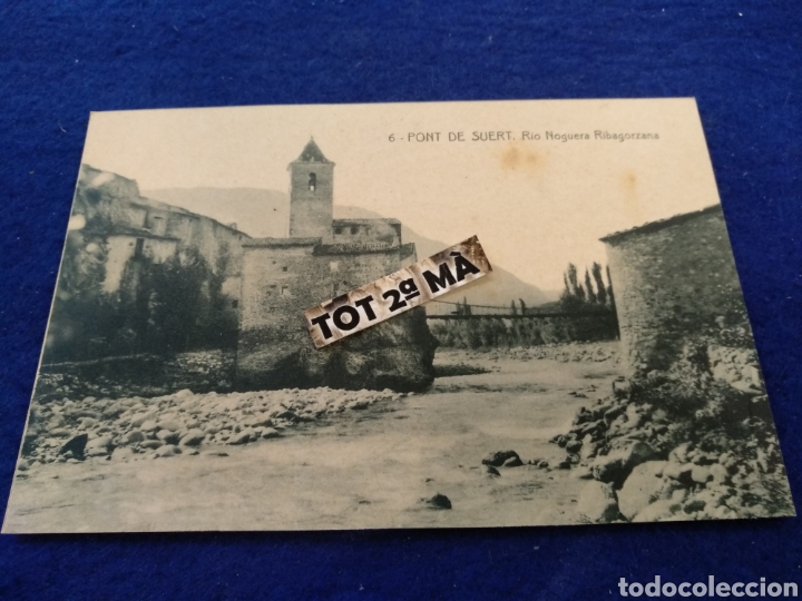 Postales: Postal Pont de Suert, R&iacute;o Noguera Ribagorzana. J.cierco 1930