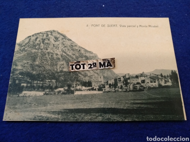Postales: Postal Pont de Suert, vista parcial y monte mirabet. J.cierco 1930