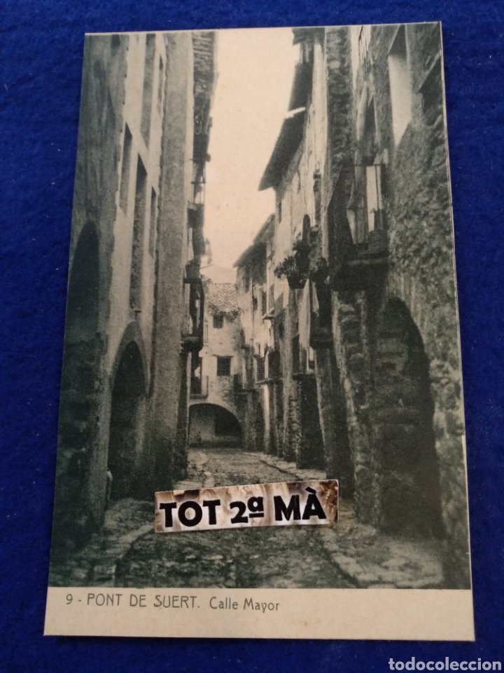 Postales: Postal Pont de Suert, calle mayor. J.cierco 1930