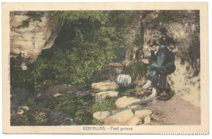 Postales: POSTAL - CENTELLAS - FONT GROSSA - CIRCULADA. - Foto 1