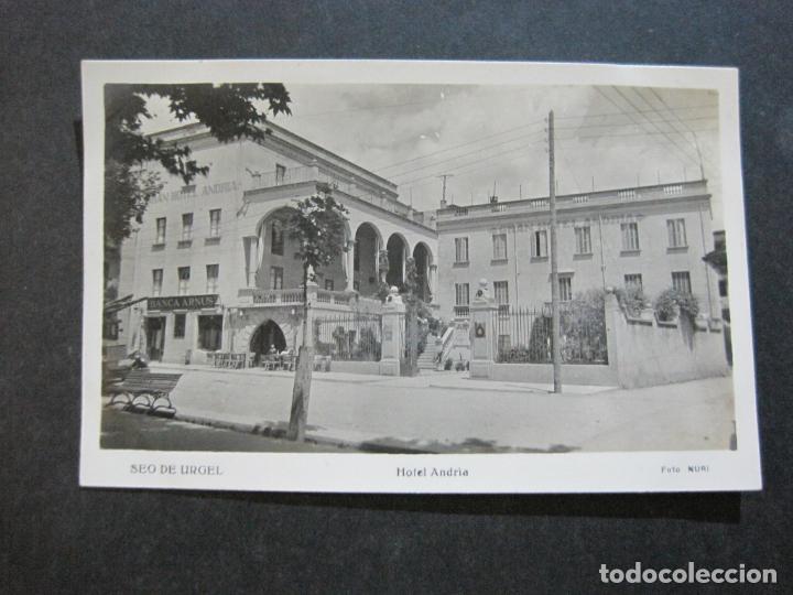 Postales: SEO DE URGEL-HOTEL ANDRIA-NURI FOTOGRAFICA-POSTAL ANTIGUA-(73.870)