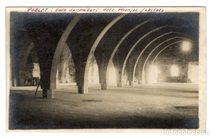 Cartes Postales: POSTAL FOTOGRAFICA - POBLET - SALA DORMITORI DELS MONJOS JUBILATS.