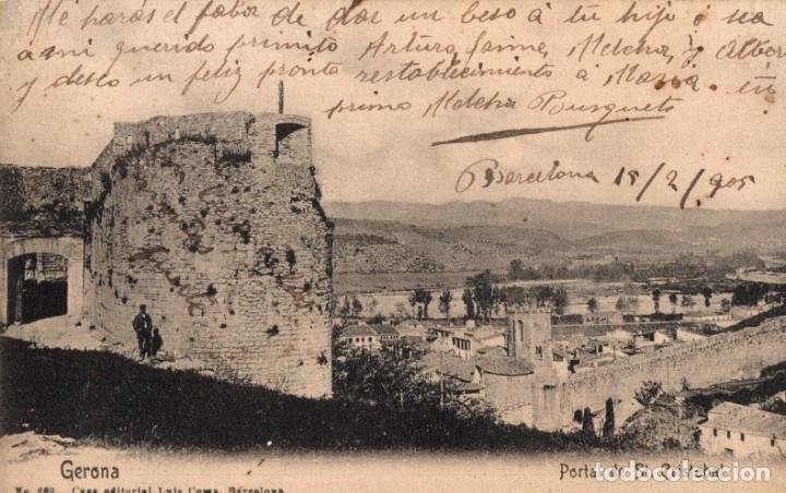 Postales: gerona. portal de st cristobal. luis coma - Foto 1