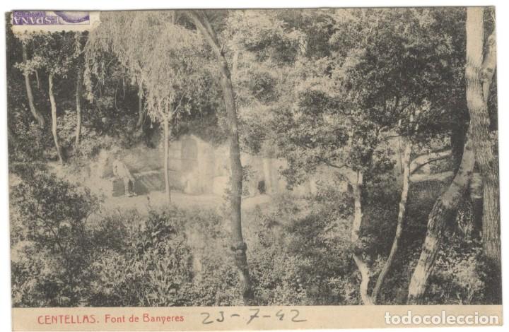 Postales: POSTAL - CENTELLAS. FONT DE BANYERES - THOMAS. - Foto 1