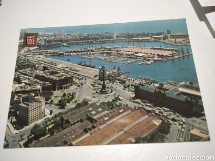 Postales: Postal Barcelona puerto - Foto 1