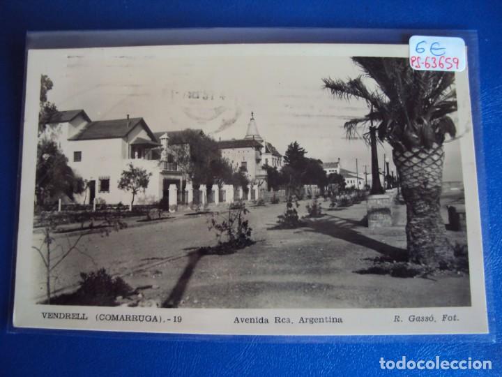 Postales: (PS-63659)POSTAL DE VENDRELL(COMARRUGA)-AVENIDA RCA.ARGENTINA.FOTO R.GASSO