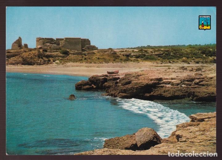 Postales: L&acute;Ametlla de Mar. *castillo y Playa...* Ed. Raymond n&ordm; 14. Dep. Legal T. 1473-IX. Nueva.