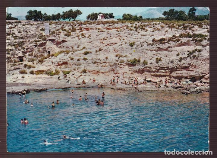 Postales: L&acute;Ametlla de Mar. *...Cala Bella* Ed. Junta Local Turismo. Circulada 1965.