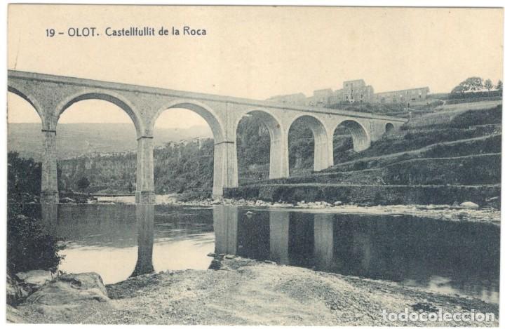Postales: POSTAL - CASTELLFULLIT DE LA ROCA - N&ordm; 19 THOMAS, SIN CIRCULAR.