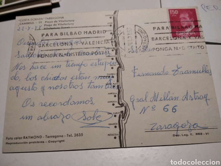 Postales: Postal vilafortuny Cambrils - Foto 2