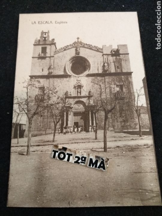 Postales: Postal La Escala, Esglesia. Thomas - Foto 1