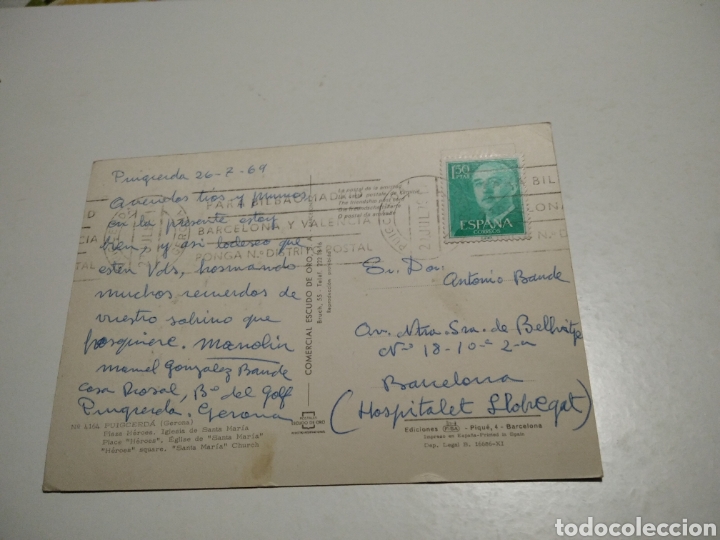 Postales: Postal Puigcerd&aacute; - Foto 2