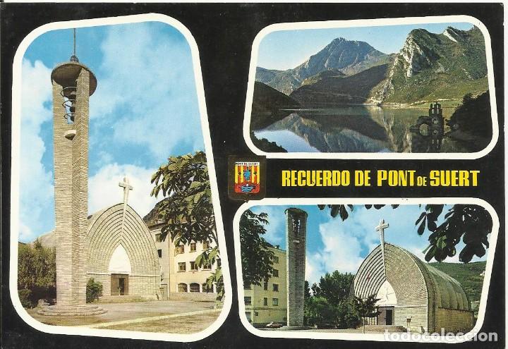 Postales: Recuerdo de Pont de Suert. Bonics paisatges. 1801. Entre 1960 1970. 10x15 cm. Buen estado. Postal.