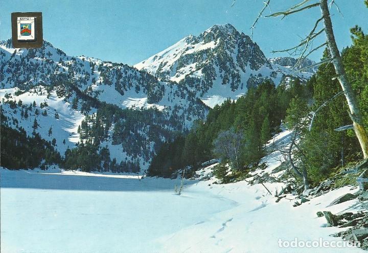 Postales: Regi&oacute; d'Espot. Llac de Sant Maurici. 5183. Pirineu catal&agrave;. Entre 1960 1970. 10x15 cm. Postal.