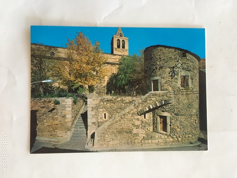 Postales: POSTAL. PIRINEOS ORIENTALES. CERDA&Ntilde;A LLIVIA. IGLESIA. FOTOG. CAMPA&Ntilde;A.