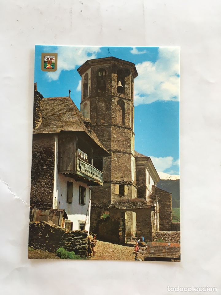 Postales: POSTAL. VALL D&rsquo; ARAN. ARROS. IGLESIA. FISA.