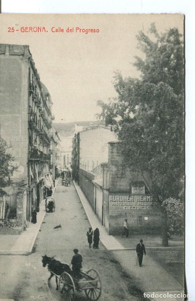 Postales: GERONA CALLE DEL PROGRESO-THOMAS - Foto 1