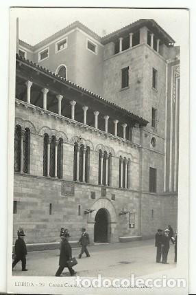Postais: ANTIGUA POSTAL 19 LERIDA CASAS CONSISTORIALES 1936