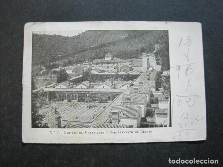 Postcards: CARTUJA DE MONTALEGRE-DEPARTAMENTO DE CELDAS-ARCHIVO BILBENY-POSTAL ANTIGUA-(74.490)