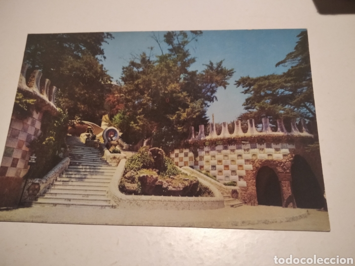 Postales: Postal Barcelona parque G&uuml;ell - Foto 1