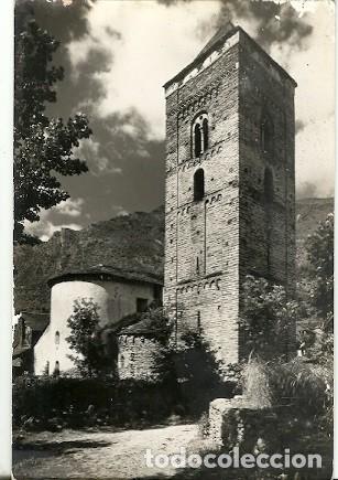 Postales: ANTIGUA POSTAL 140 VALLE DE CARDOS LERIDA RIBERA DE CARDOS IGLESIA PARROQUIAL 1966