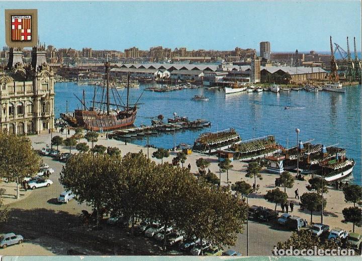 Postkarten: PUERTO DE BARCELONA. No circulada, a&ntilde;os 60