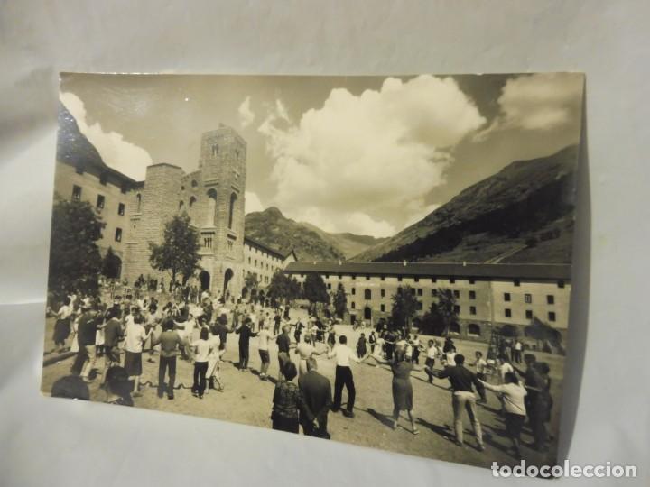 Postales: Postal Exclusiva J. Guilera Santuari de la Mare de D&eacute;u de Nuria 7 Pirineu fiesta blanco y negro