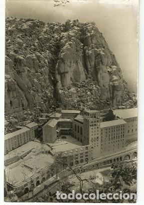 Postales: ANTIGUA POSTAL 157 MONTSERRAT EL MONASTERIO NEVADO 1960