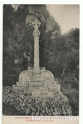 Postais: ANTIGUA POSTAL MONTSERRAT 517 XI ESTACIO DEL VIA CRUCIS E M DE M