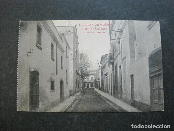 Cartoline: SAN JUAN DE VILASAR - CALLE DE SAN JUAN - VILASSAR DE MAR -ROISIN-3-POSTAL ANTIGUA-(74.648)